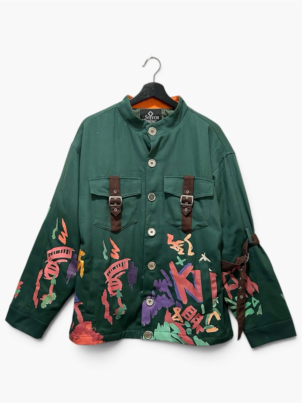 Stitch Spring Arcane Ekko Bomber Jacket Mens Size Medium
